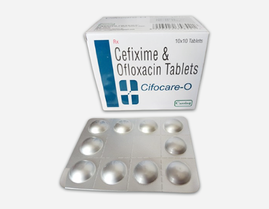 Cifocare-O Ofloxacin Antibiotic Tablets by Carring Pharma India