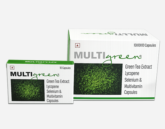 Multi Green Multivitamin Tablets by Carring Pharma India