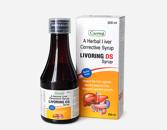 Livoring DS Syrup Liver Tonic by Carring Pharma India